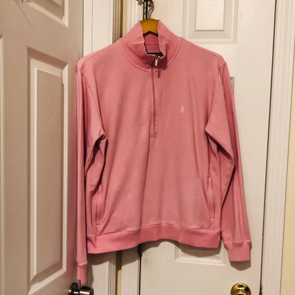 Polo Ralph Lauren logo long sleeve half zip top xl